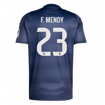 Billige Fotballdrakt Real Madrid Ferland Mendy #23 Replika Bortedrakt 2025-26 Kortermet
